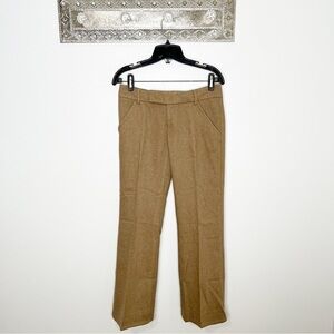 Vintage Club Monaco Tan Beige Straight Leg Work Pants Trousers Size 0